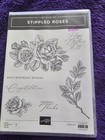 Stampin  Up  Stippled Roses Stamp Set   Coordinating Dies