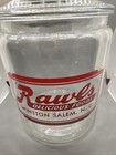 Vintage Rawl s Delicious Foods Counter Jar - Winston Salem  Nc - W  Lid Rare 