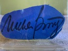 Jumbo Mike Bossy Autograph  cut 