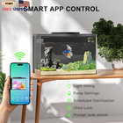 Smart 4 Gallon Betta Fish Tank With App Control  Filter  Light   Self-cleaning