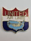 United Air Lines Shield Logo Lapel Pin Coast To Coast Mainliners