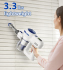 Cordless Vacuum Cleaner 50kpa Lightweight Stick Pet Hair Hardwood Floor Carpet