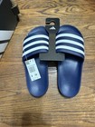 Adidas Adilette Aqua Men   s Slide Sandals Blue white Us 9 Eu 43 F35542