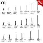 485pcs Flat truss phillips Round Head Wood Screws W 20 Screw Size  6   8   10