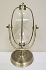 Hobby Lobby Hourglass  360   Revolving Sand Timer W  Large Brass Stand 30 Minutes