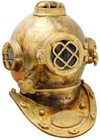 18  Antique Scuba Marine Diving Divers Helmet Us Navy Mark V Full Size Decor