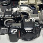 As-is Lot Of Nikon 35mm Film Manual Focus Slr Camera Bodies For Parts