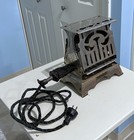 Antique 1920 s Universal Bread Toaster E-z Turn Number 10-a With Cord   must See