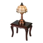 Mini Dollhouse Table Accent Lamp Led Battery Light Bronze Base 1 24   1 6  Battery