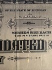 Black Hancock Copper Mining Company Stock Certificate Keweenaw Michigan Mi 0142 