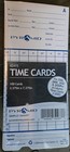 Pyramid 42415 Time Clock Attendance Cards 2000 Total  20 Packs Of 100ct  