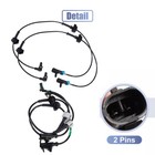 Front And Rear Left   Right Abs Wheel Speed Sensor 2 Pair For Chevy Silverado