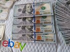  400 Real Cash  4x  Crisp Blue One Hundred Dollar Bills Series 2009-2017