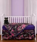 Muddy Girl Camo Crib Set Bedding  Sheet Skirt Blanket Baby Toddler