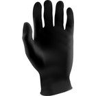 100 Black 5mm Nitrile Gloves Powder Free - Non Steril Soft  Comfortable Fit