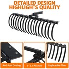 49   3 Point Attach Landscape Rock Rake Fit For 2 Inch Receiver Compact Tractor