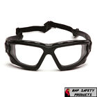 Pyramex I-force Safety Goggle glasses With Black Frame And Clear Anti-fog Lenses