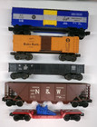  5  O Gauge Lionel Train Cars  lot 5551 