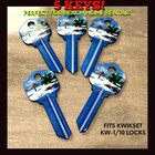 5x-beach House Rental Keys Uncut New House Key Blank-home House Kwikset Kw-1