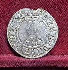 Big 1200s 1 Reale Spanish Medieval Silver Old Coin Barcelona Crussaders Cross