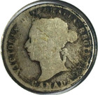 1901 Canada 25 Cents Quarter Sterling Silver Coin - Queen Victoria  497 