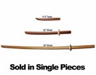 Wood Sword Martial Artstraining Karate Hapkido Bokken Daito Shoto Tanto W  Case
