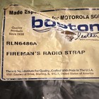 Boston Leather Rln6486a Fireman   s Radio Strap - Model mpn Rln6486a