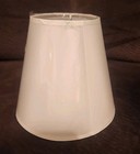 Walmart Mainstays Small Slate White Fabric Lamp Shade 4 5  X 8  X 7  