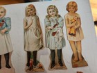 7 Victorian Trade Cards Mclaughlin s Xxxx Coffee Paper Dolls  1895 W  Outfits 
