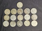 Lot Of 16 1930s Through 1960s  Pre-1967 Canadian Silver Quarters
