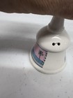 Vintage Florida Ceramic Souvenir Bell Pink Cadillac Car Palm Tree Retro