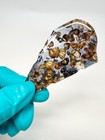 13 3g  Sericho Pallasite Meteorite Slice Specimen From Kenya With A Certificate