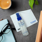 Crizal Eye Glasses Cleaning Cloth And Spray   Crizal Lens Cleaner  2 Oz  2 Pack