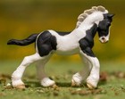 Breyer Horses Corral Pals Black   White Piebald Gypsy Foal Toy Figure  88770