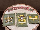 Vintage 1940s Boy Scout Uniform Badges Star  1st   2nd Class Ranks Twill Patches