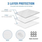 500 Patient Bibs  2 1 ply Towels Dental Medical Tattoo Disposable 18x13 Bib