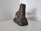 Vintage Cast Iron Buffalo Mechanical Coin Bank