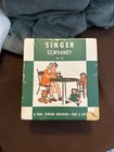 Very Rare Red Singer Sewhandy Child s Sewing Machine  20 Orig Box   Accessories