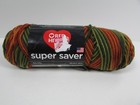 Mixed Lot Of 3 Skeins Red Heart Super Saver Medium  Worsted Yarn Assorted Colors