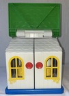 Vintage Little Tikes Carry-along Dollhouse With Furniture And Figure