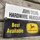 John Deere Vintage Equipment Metal Sign Hardware Headquarters 