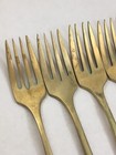 Vintage Dirigold Dirilyte Goldware Empress Flatware 5-salad Forks