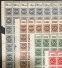Germany 7 Full Sheets Of 100 1921-22 Scott  229   240 Michel 268   276 Mnh Og
