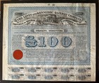 Collectible Levis And Kennebec Railway Company Sterling Debenture Share