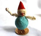 Lot Of 3 Vintage Christmas Pine Cone Elf Snowman Figurines Japan 1960 s