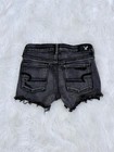 American Eagle Black Distressed Shorts   High Waisted   Super Stretchy   Size S