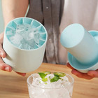 Silicone Ice Cube Mold Round Ice Ball Maker Bucket Diy Ice Tray With Lid