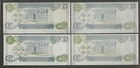 Iraq 1 Dinar 1992  Unc  P-79  Bnb-b336a  Lot Of 4 Consecutive Serial Numbers