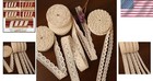 32 8 Yards Vintage Cotton Lace Trim - Exquisite Scallop Design For Crafts