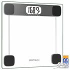 Bathroom Scale Weight Digital Large Lcd Backlight Display Tempered Glass 400 Lbs